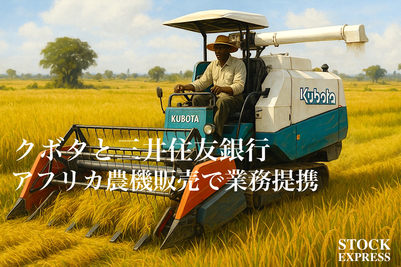 クボタと三井住友銀行、アフリカ農機販売で業務提携