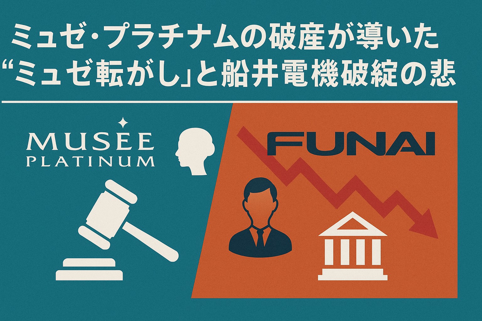 ミュゼ・プラチナムの破産が導いた“ミュゼ転がし”と船井電機破綻の悲劇