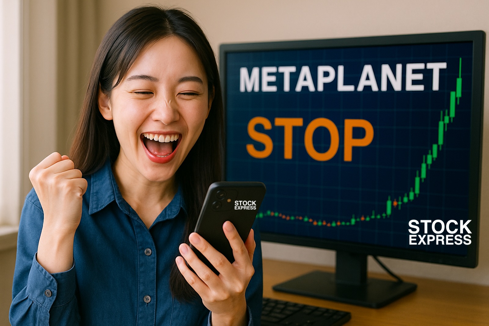 メタプラネット株、ストップ高