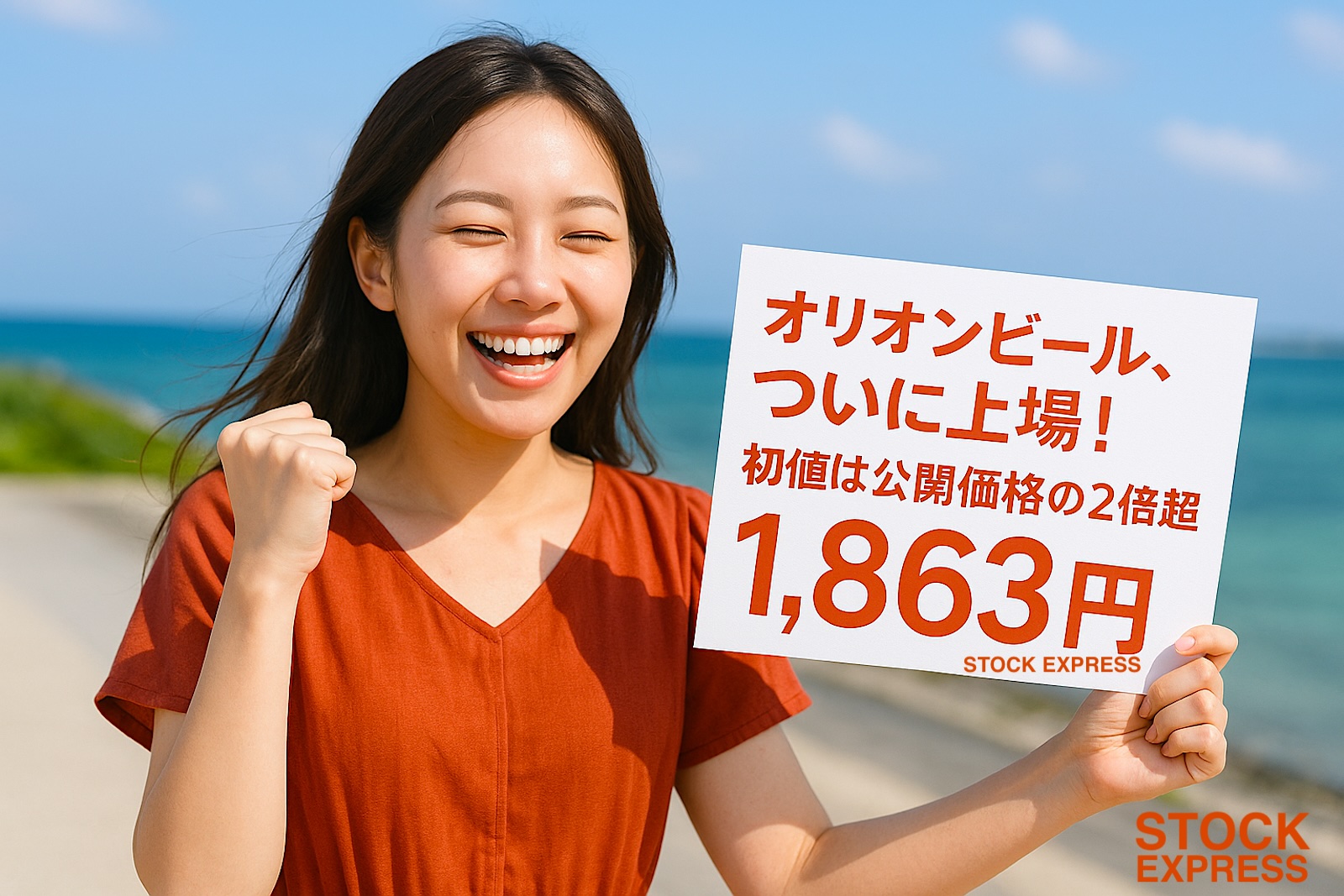 オリオンビール、ついに上場！初値は公開価格の2倍超 1,863円