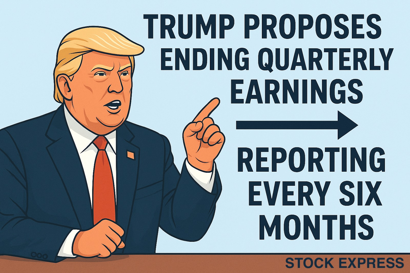 トランプ大統領、四半期決算の廃止を提案　半年ごと報告へ移行を主張