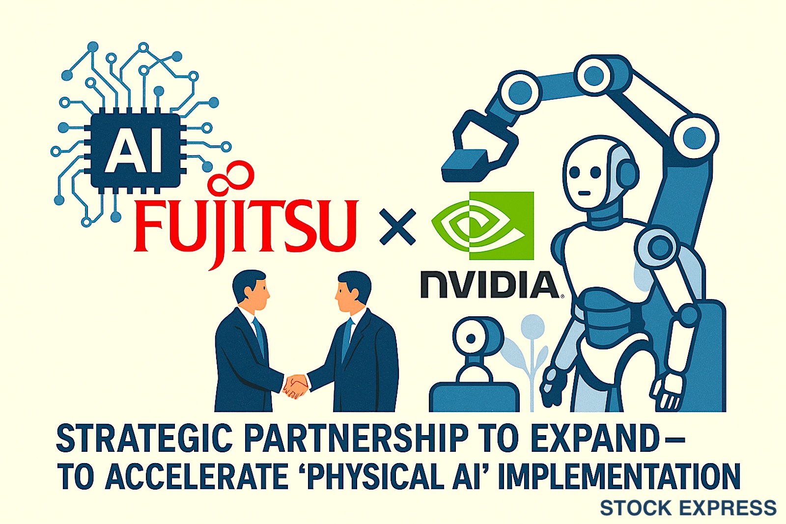 富士通とエヌビディアが戦略提携を拡大—「フィジカルAI」実装を加速へ