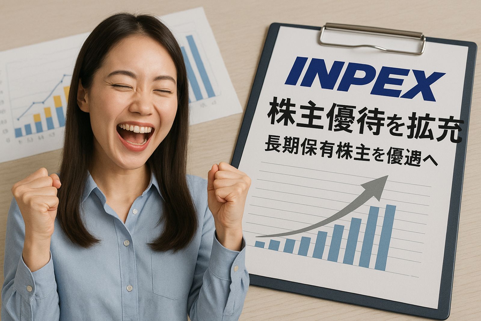 INPEX、株主優待を拡充　長期保有株主を優遇へ！業績は上方修正で通期見通しを改善