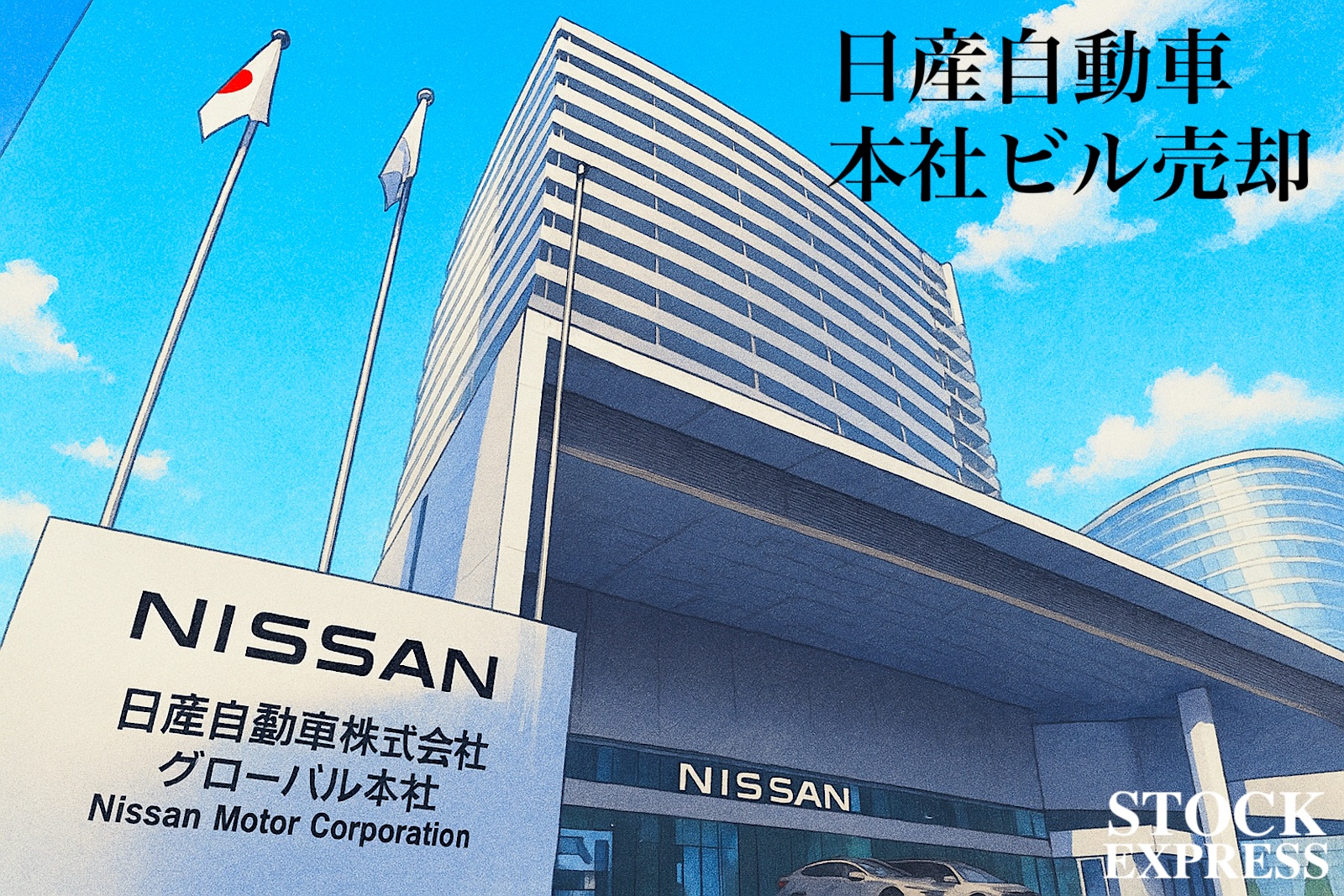 日産自動車、本社ビル売却