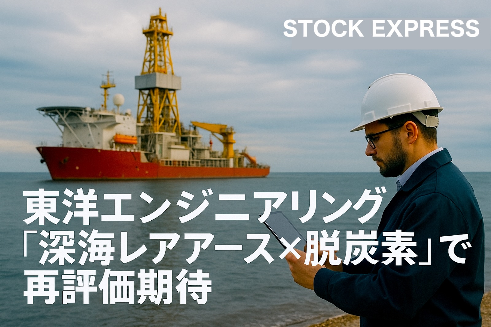 東洋エンジニアリング「深海レアアース×脱炭素」で再評価期待