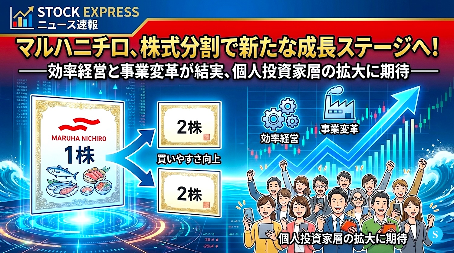 マルハニチロ、株式分割で新たな成長ステージへ！ ――効率経営と事業変革が結実、個人投資家層の拡大に期待――