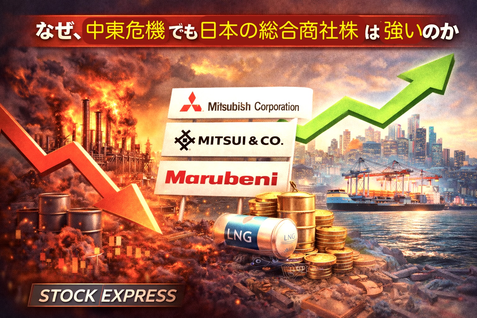 なぜ、中東危機でも日本の総合商社株は強いのか