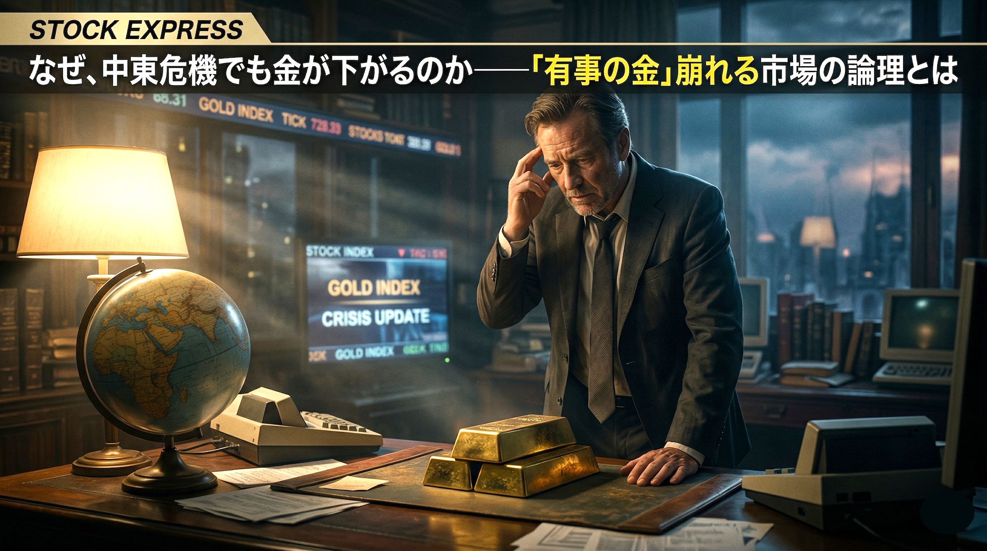なぜ、中東危機でも金が下がるのか――「有事の金」崩れる市場の論理とは