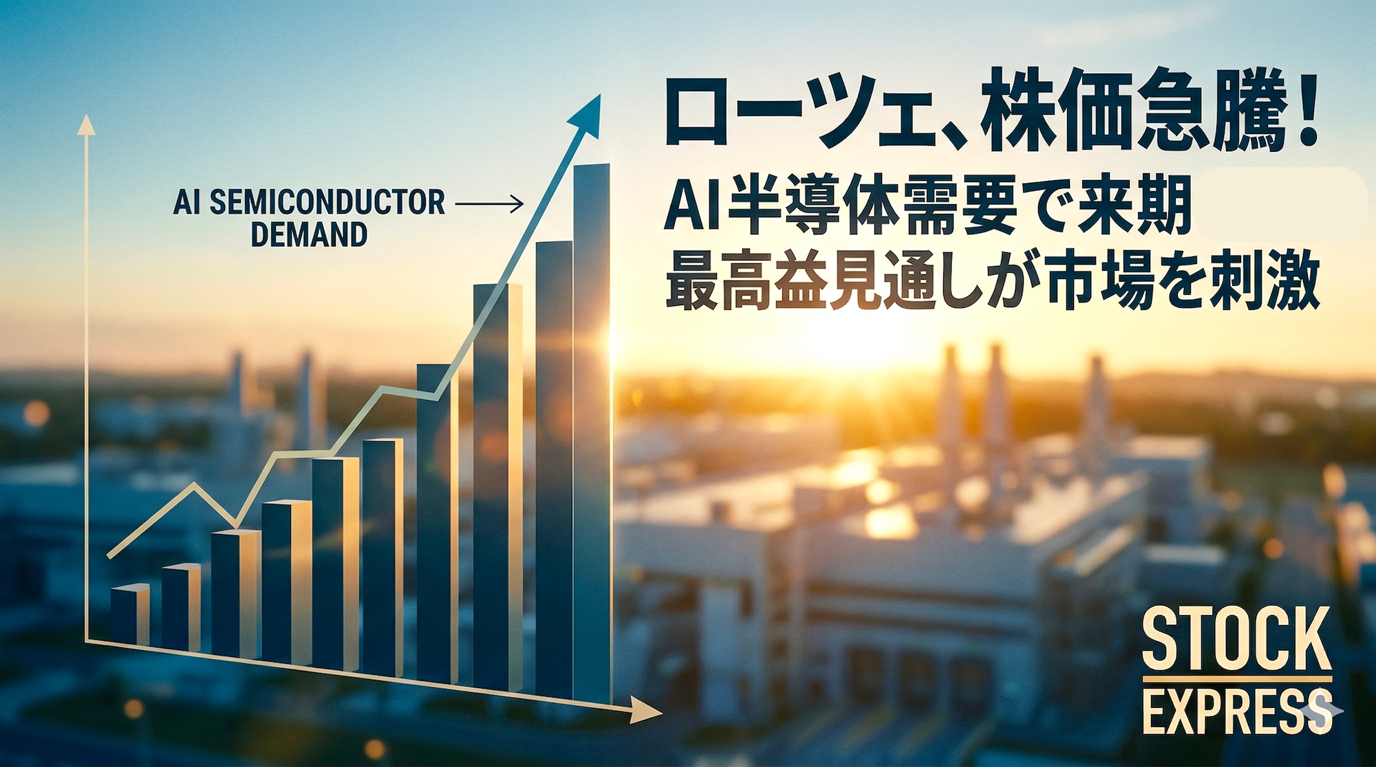 ローツェ、株価急騰！AI半導体需要で来期最高益見通しが市場を刺激