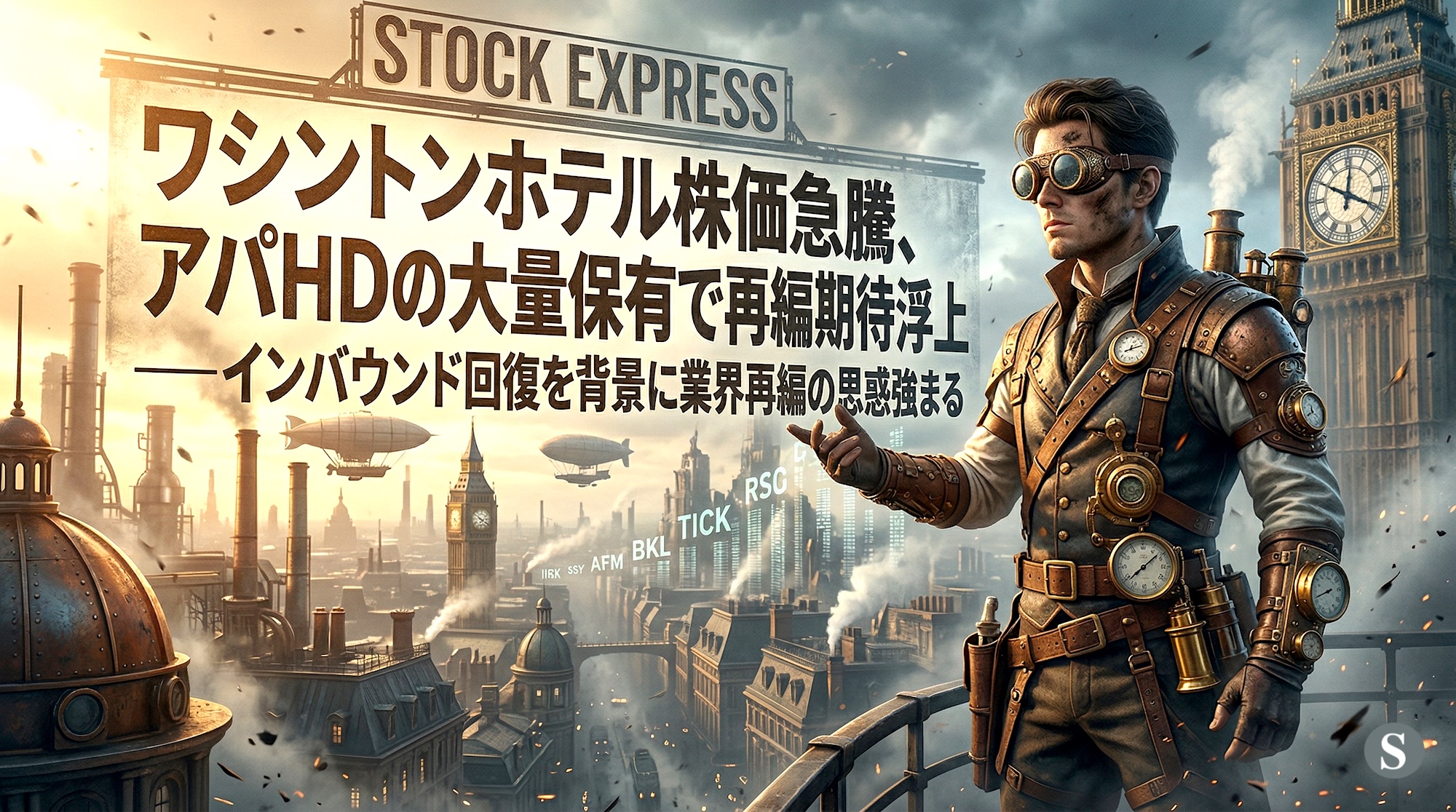 ワシントンホテル株価急騰、アパHDの大量保有で再編期待浮上 ――インバウンド回復を背景に業界再編の思惑強まる